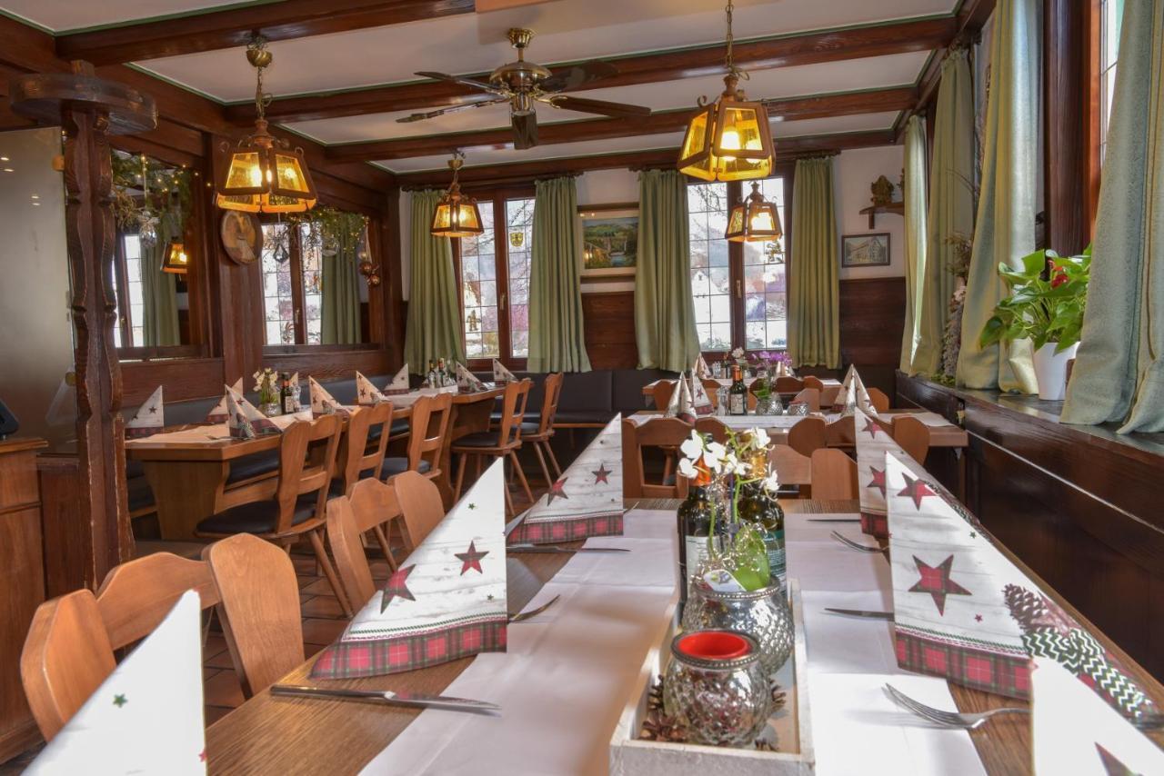 Hotel Ristorante Rostica Bad Urach Exterior foto